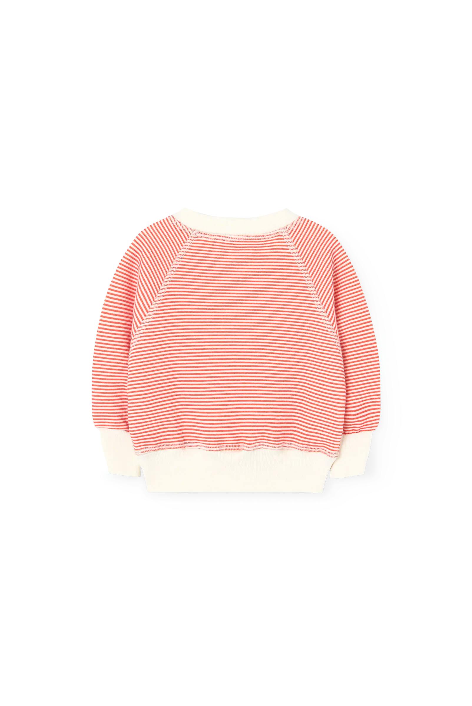 Striped Jackal Sweatshirt for baby