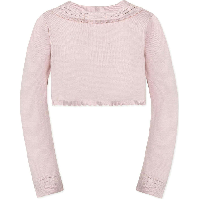 Organic Cropped Special Detail Sweater Cardigan