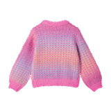 Girls Two-Piece Sweater Set | Purple Ombre