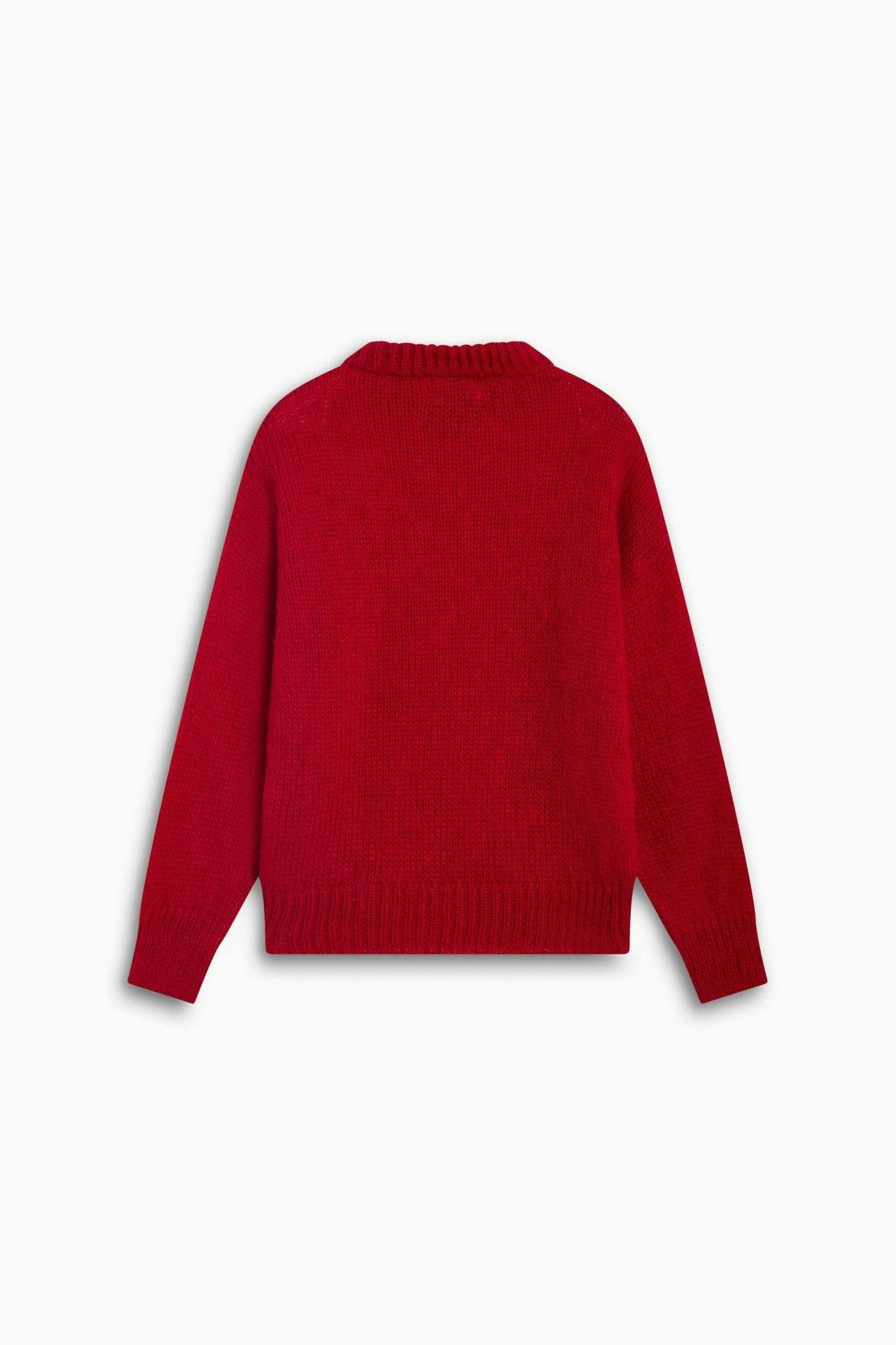 Cozy Woman Jumper Chinese Red