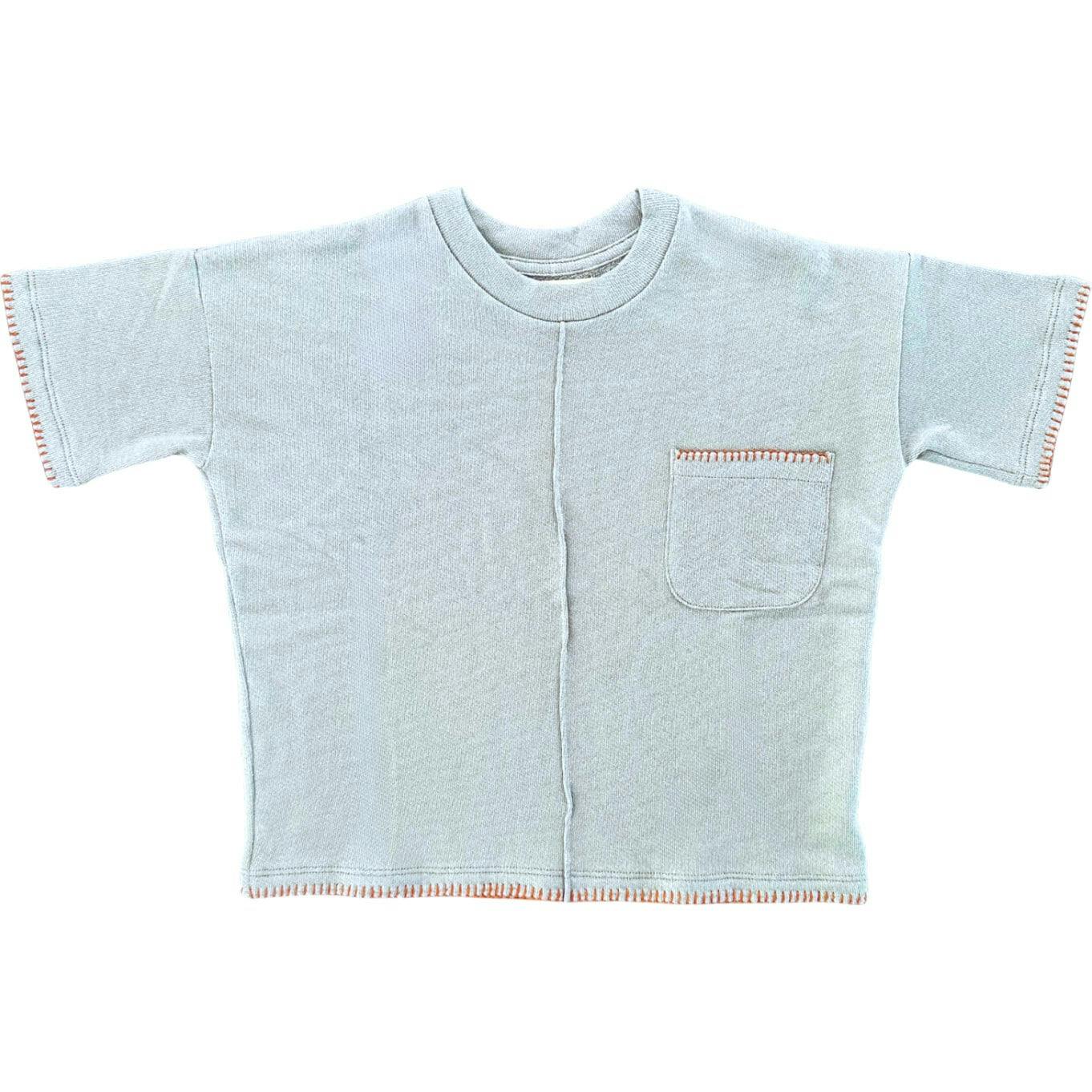 Hand-Embroidered French Terry Top