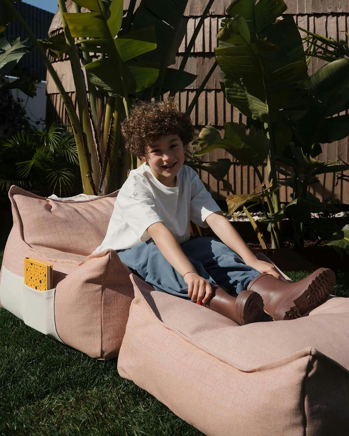 Seashell Outdoor Square Ottoman