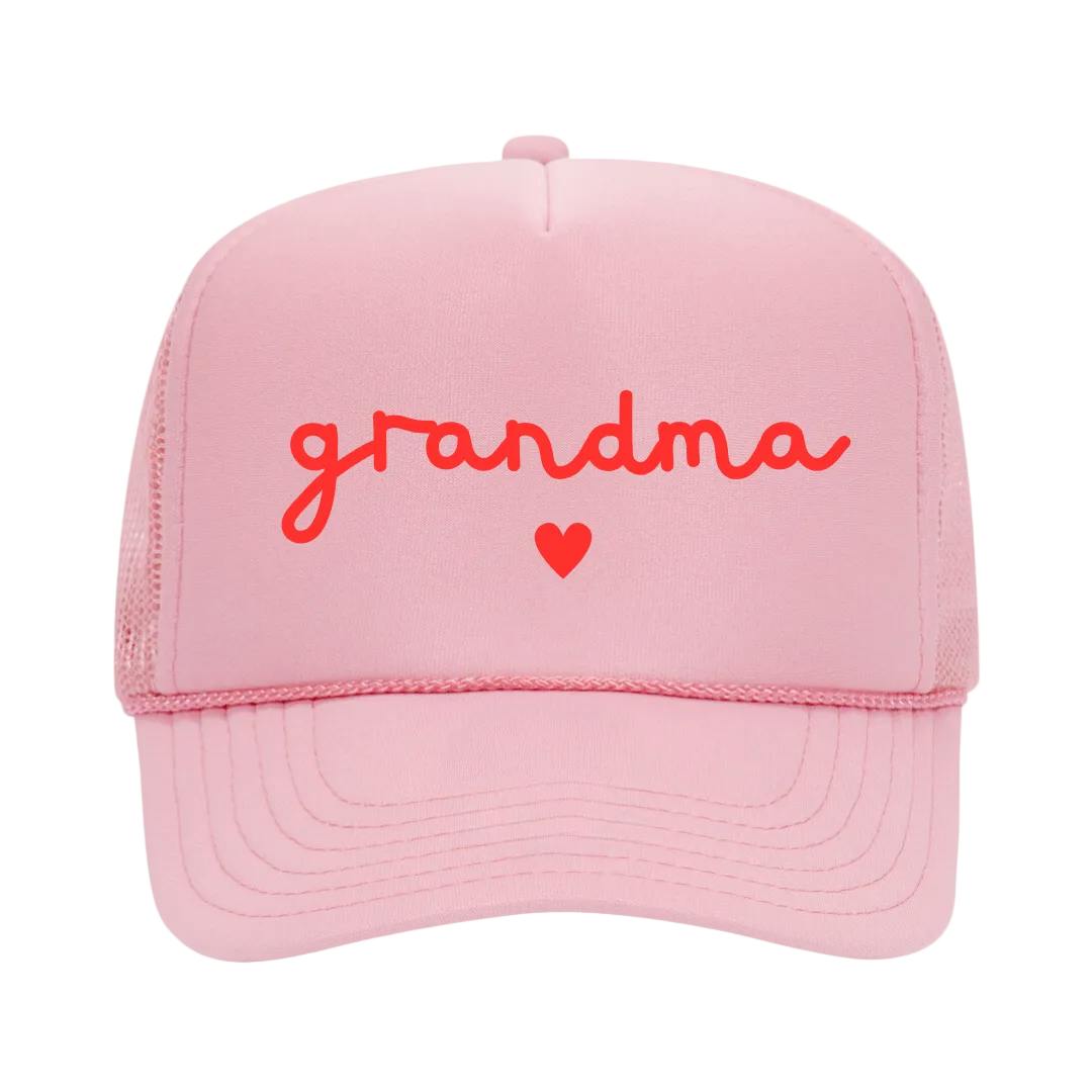 Grandma Trucker Hat, Pink