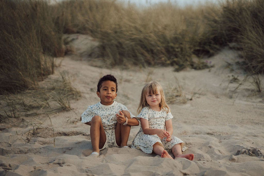 Oversized T-Shirt | Organic Cotton Jersey - Scandi Floral