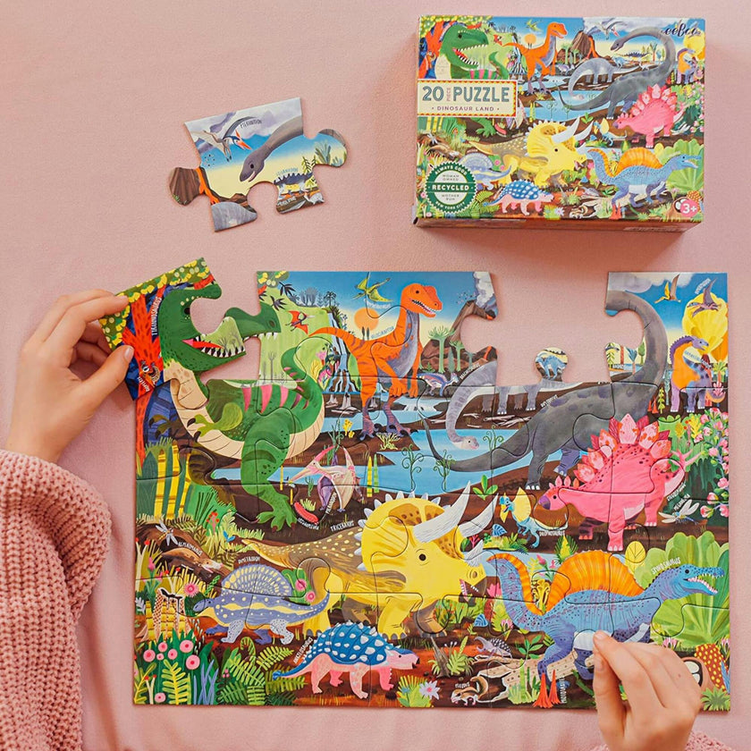 Land 20 piece jigsaw puzzle