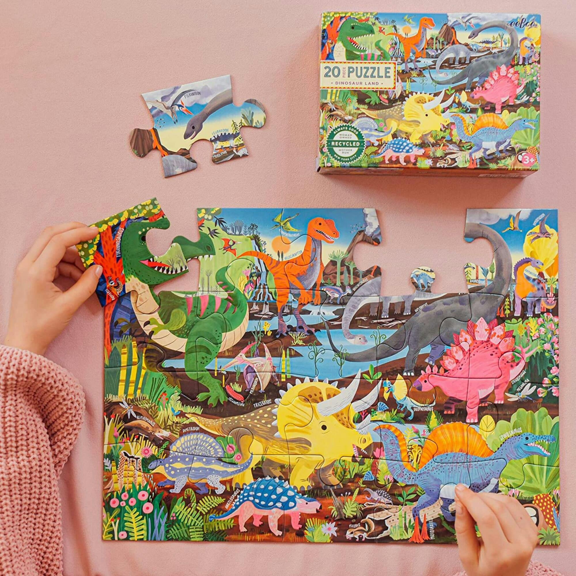 Land 20 piece jigsaw puzzle