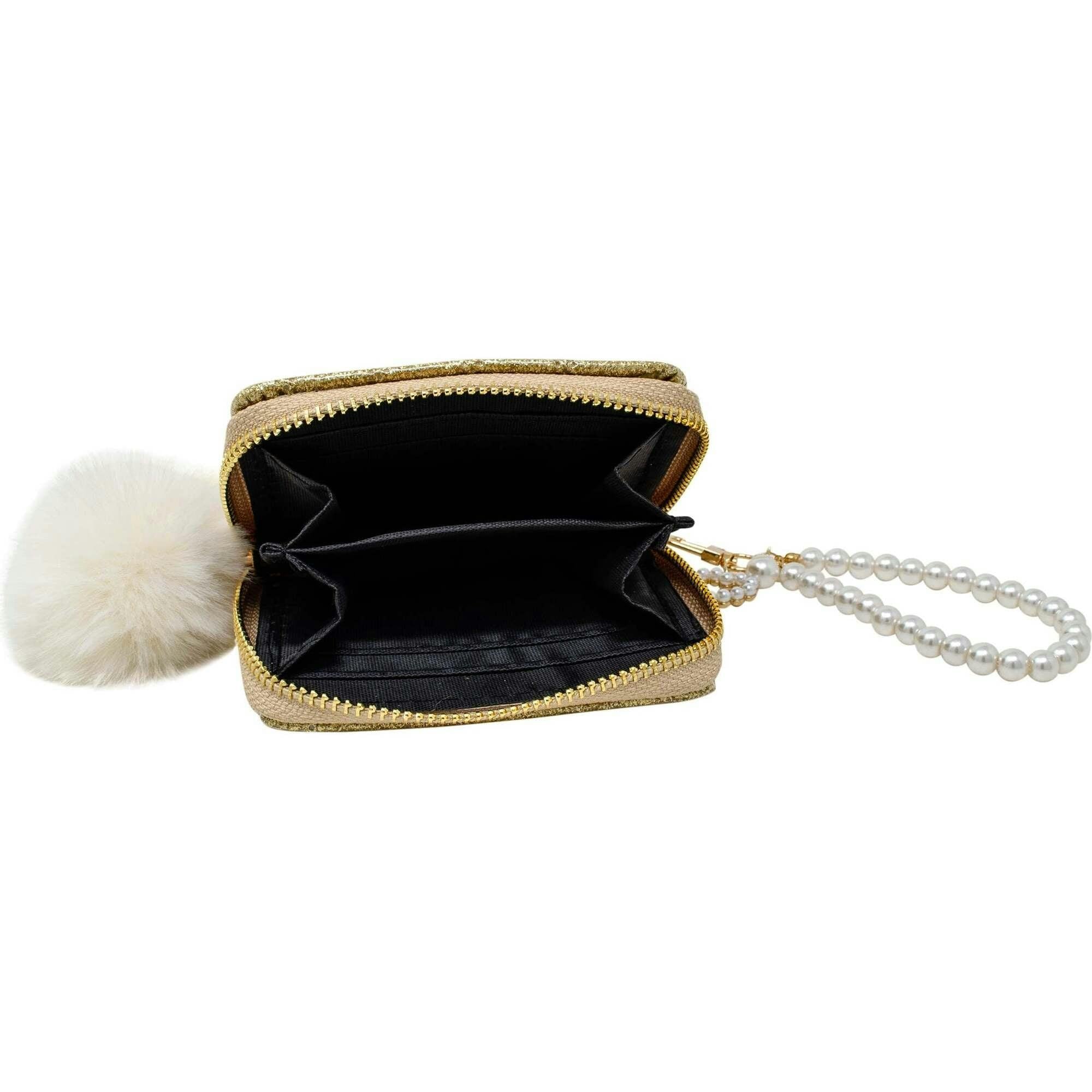 Sparkle Pearl Strap Wallet