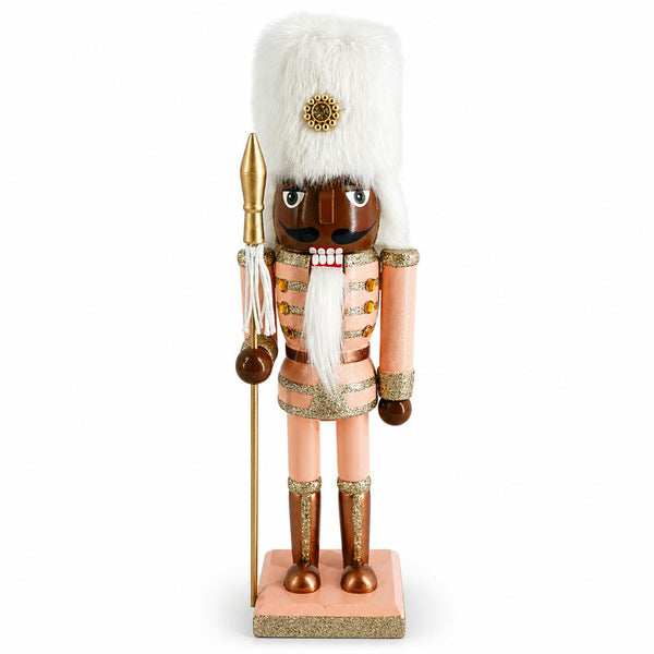 African American Rose Gold Soldier Nutcracker, 10 Inch – Maisonette