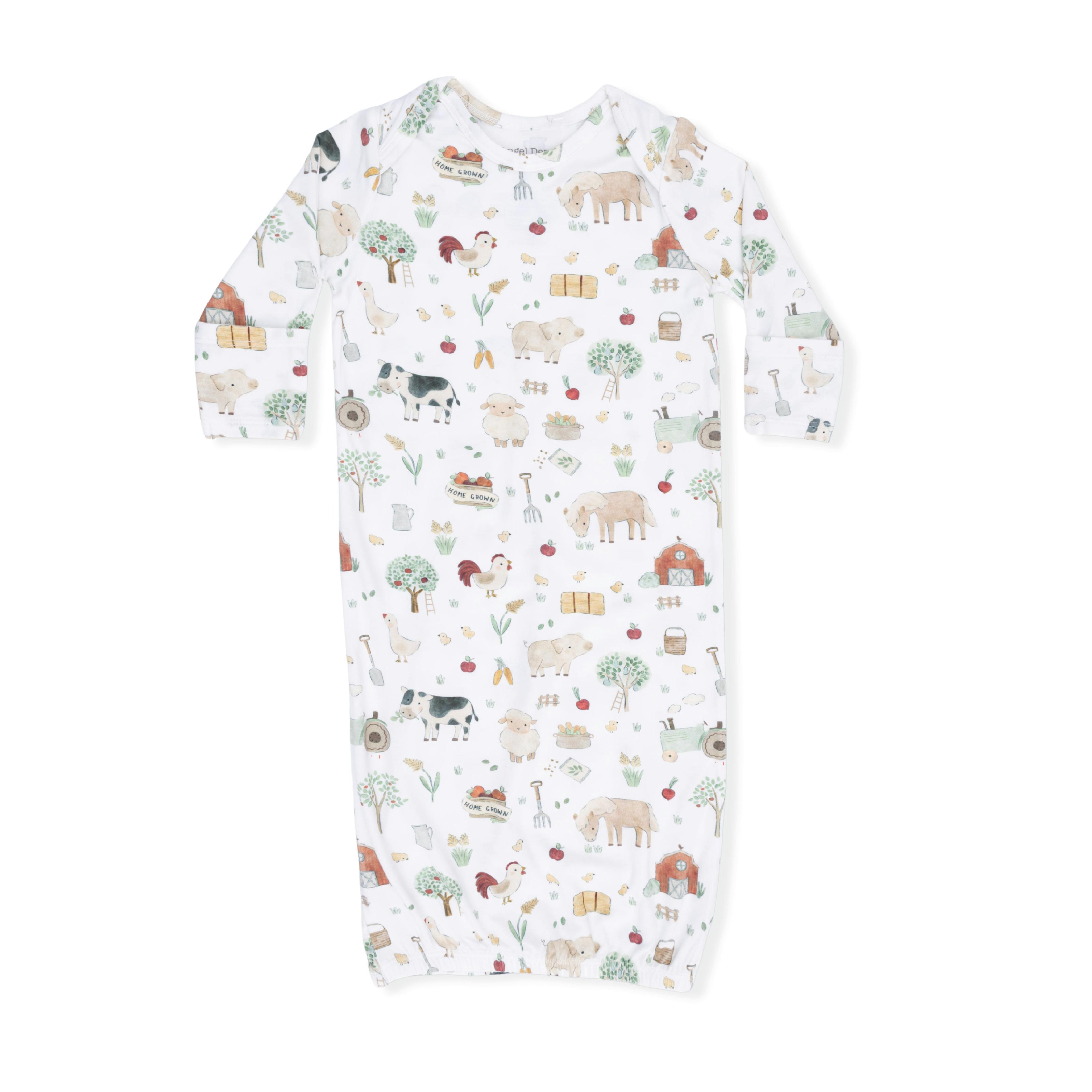 Cute Farm Animals Uni - Lap Shoulder Gown