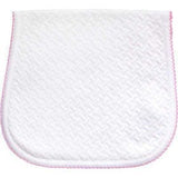 Basket Weave Baby Burp Cloth