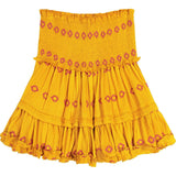 Women's Maribel Embroidered Crop Tank & Skirt Set, Yellow