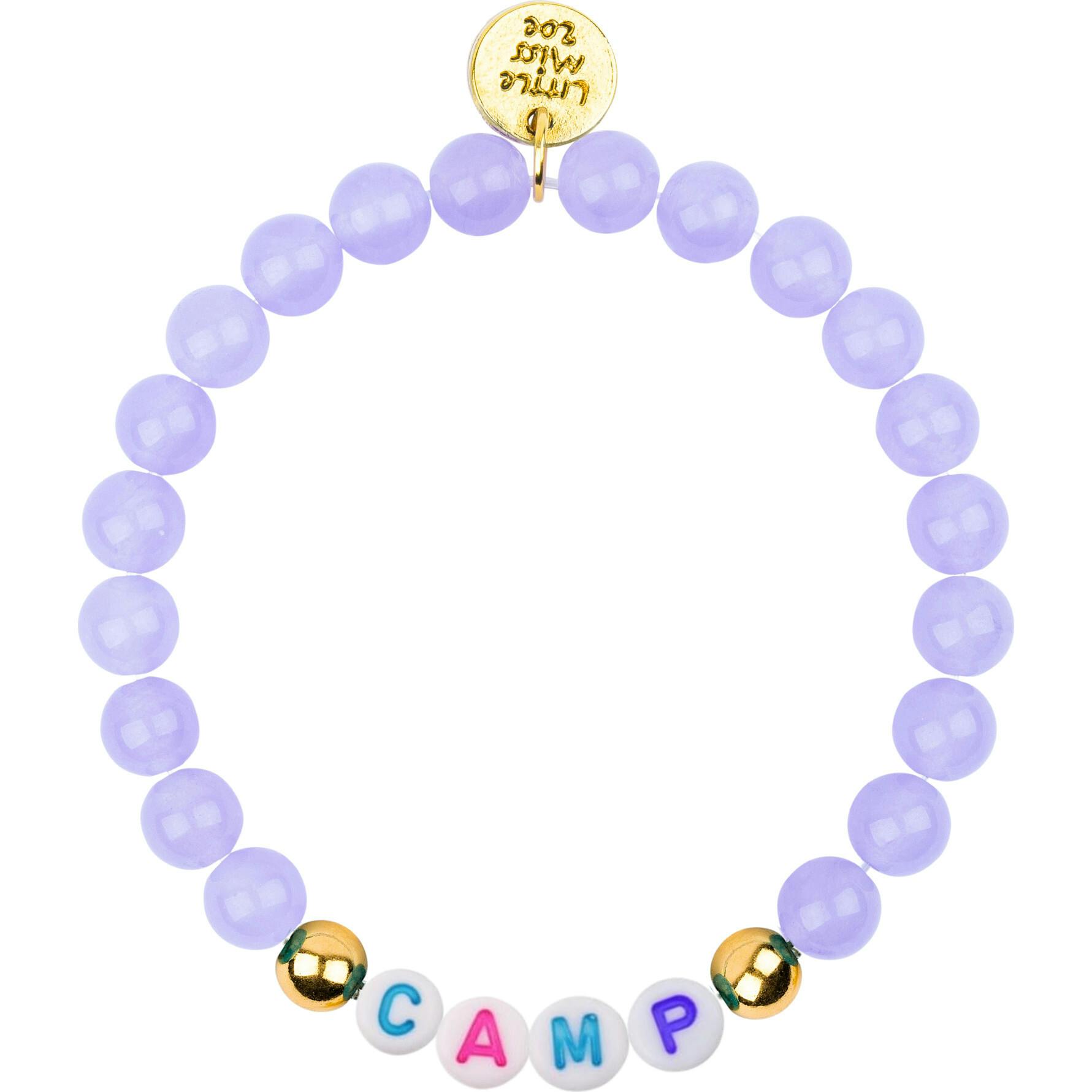 Customizable Camp Name Gemstone Bracelet