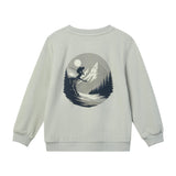 JESTER Grey ski back print sweatshirt