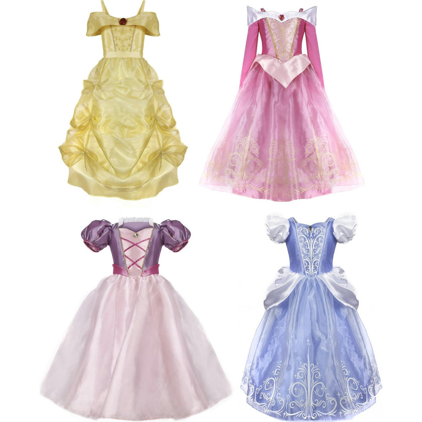 Great Pretenders x Maisonette Exclusive - Once Upon a Princess 4pc Deluxe Gown Bundle