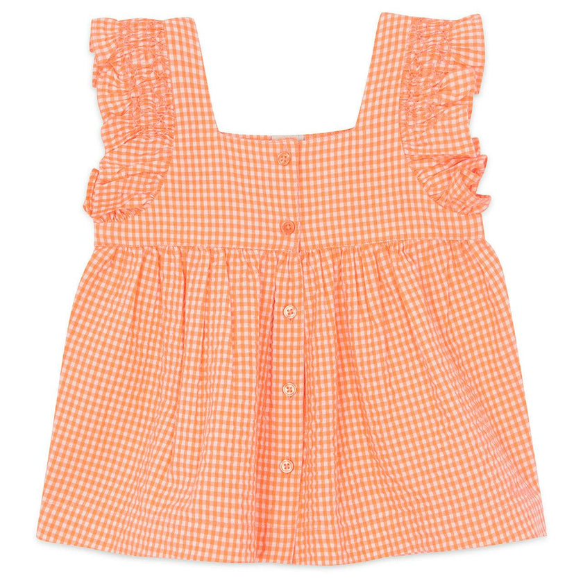 BONTON Nelly Tank Top - Carreau Fluo