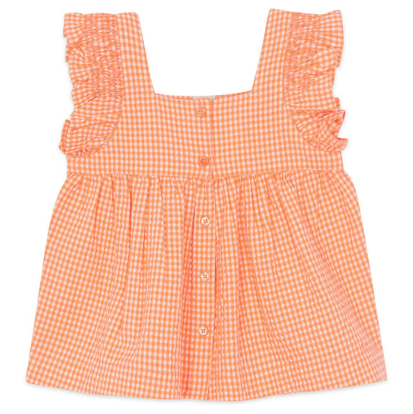 BONTON Nelly Tank Top - Carreau Fluo