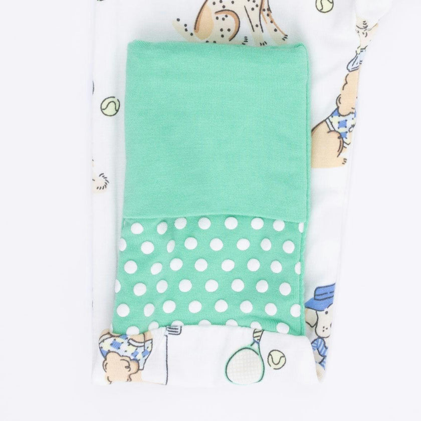 Country Club Dogs Neutral - Convertible Romper