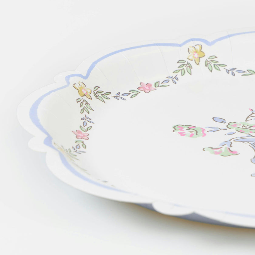 Chintz Border Dinner Plates
