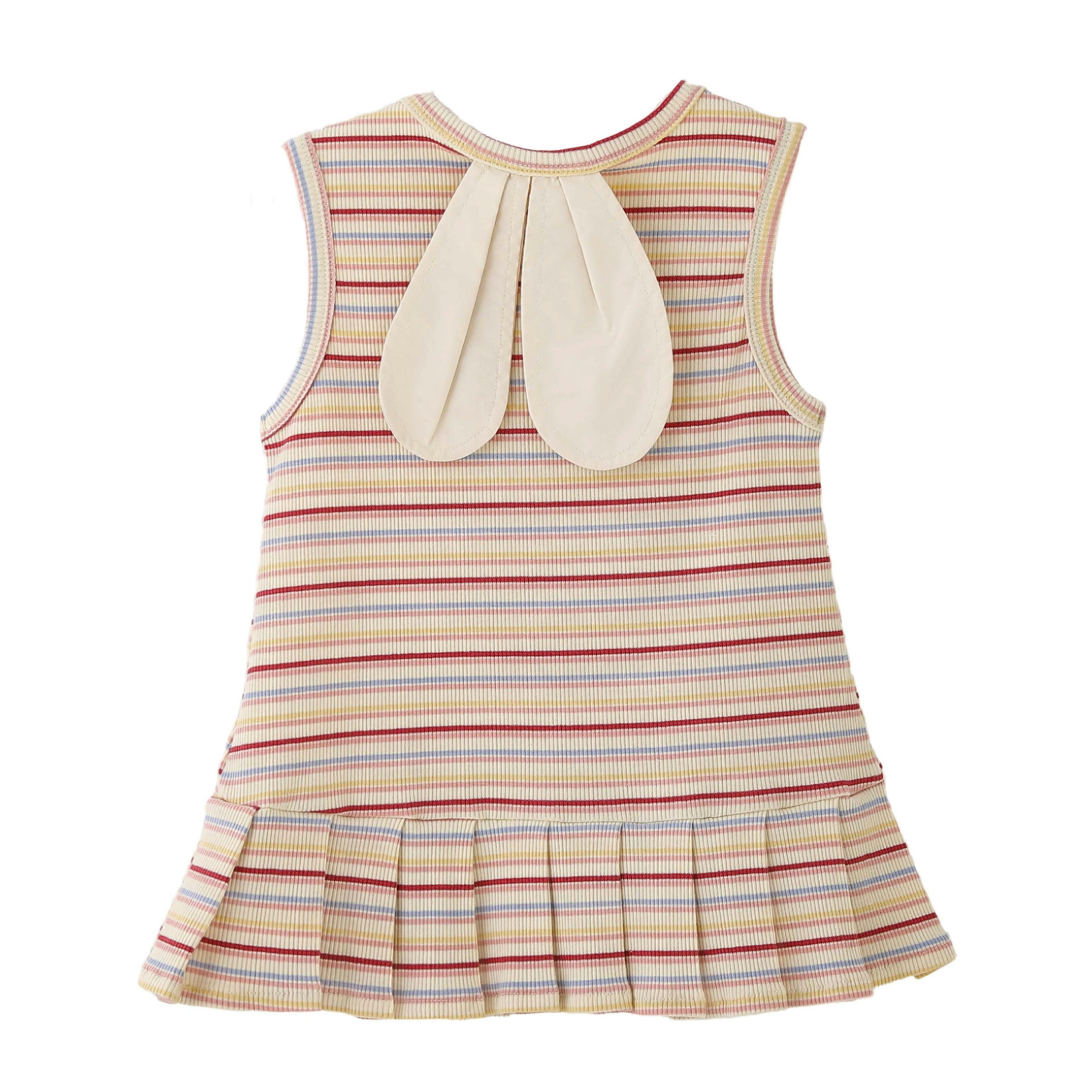 Orange Stripe Bunny Dress