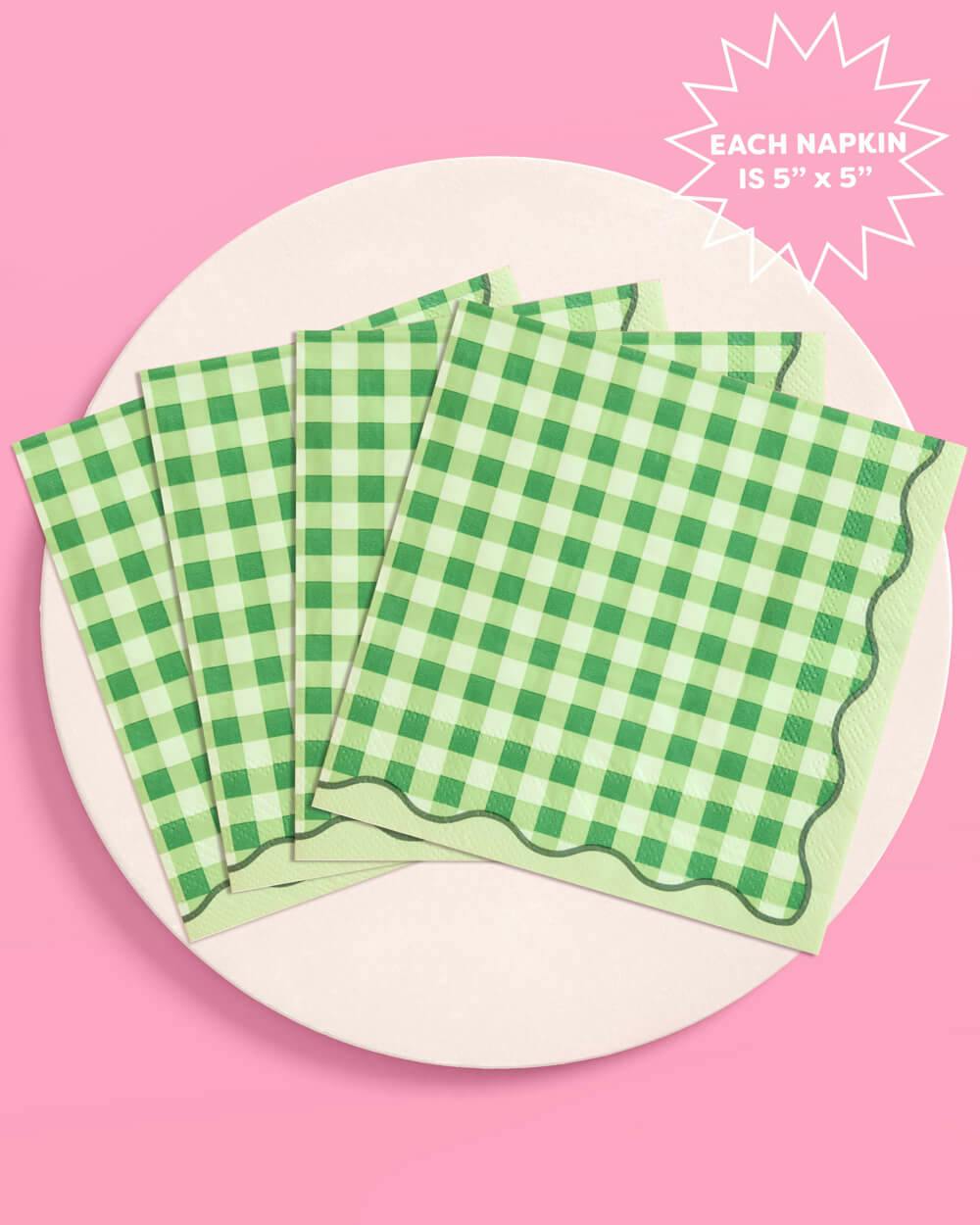 Christmas Cottage Napkins - 25 paper napkins