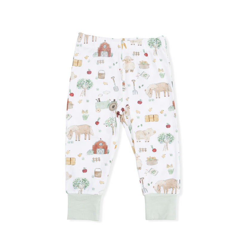 Cute Farm Animals Uni - Short Sleeve Loungewear Set