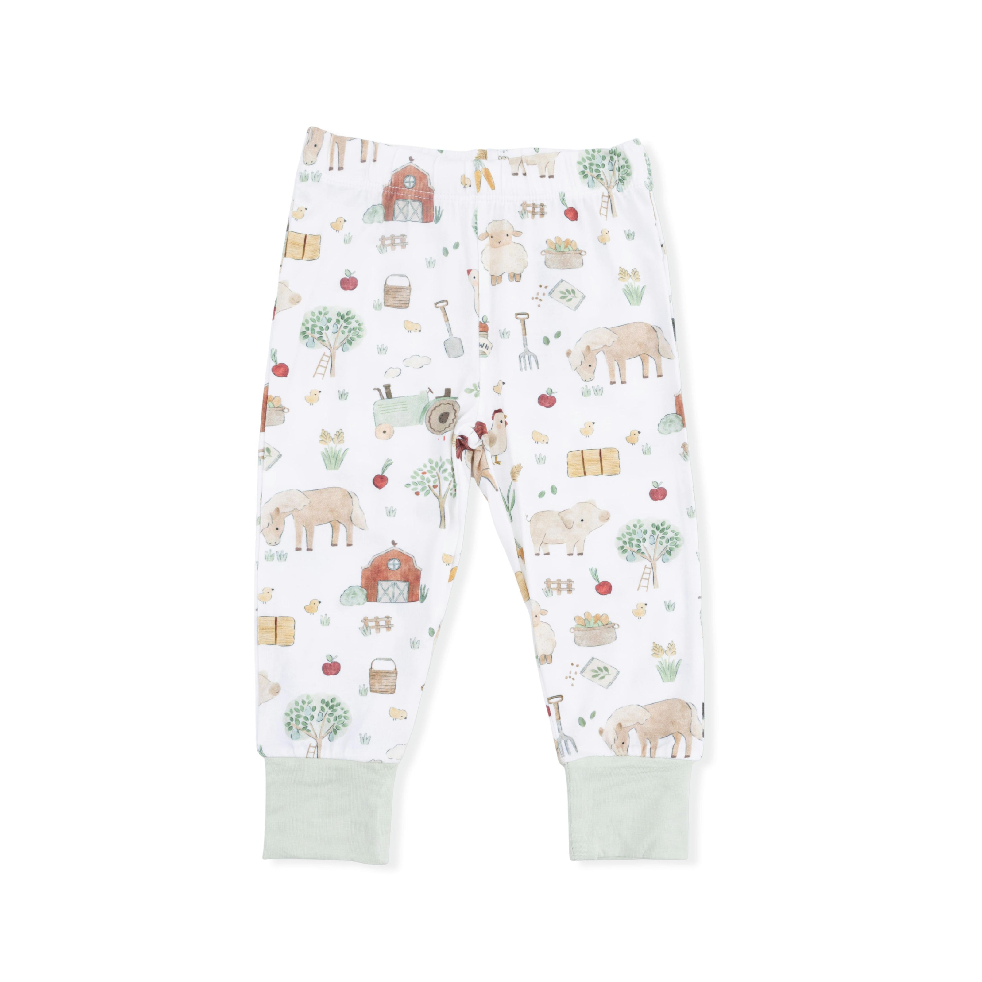 Cute Farm Animals Uni - Short Sleeve Loungewear Set