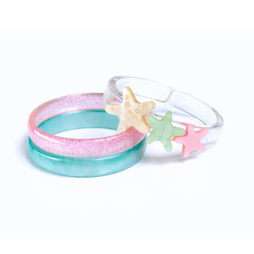 Starfish Blue Pink Bangles -SUM