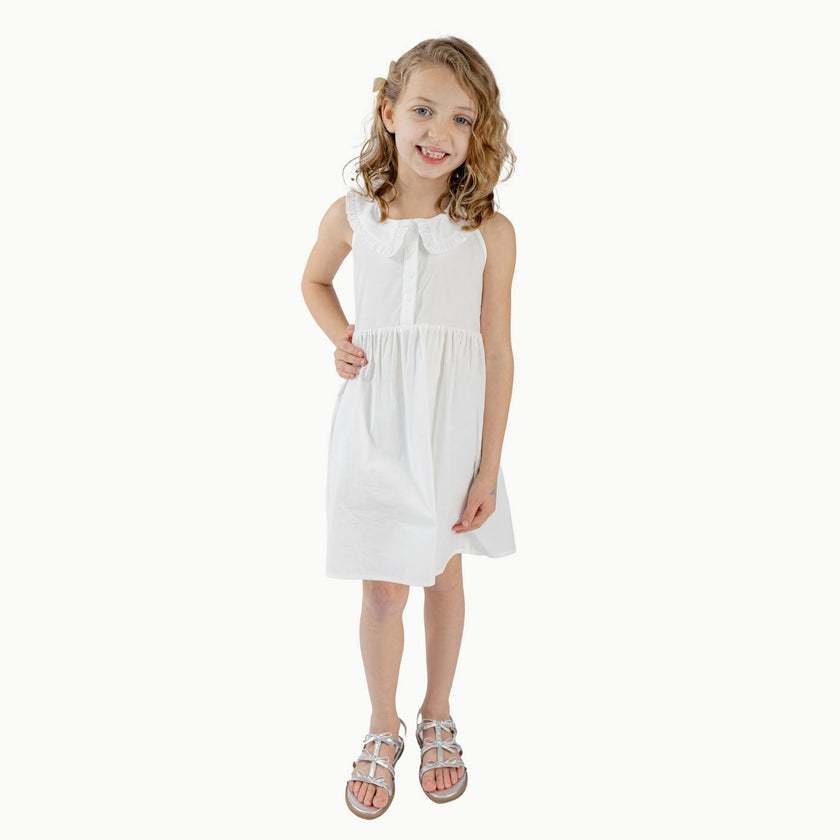 Picnic Dress in White