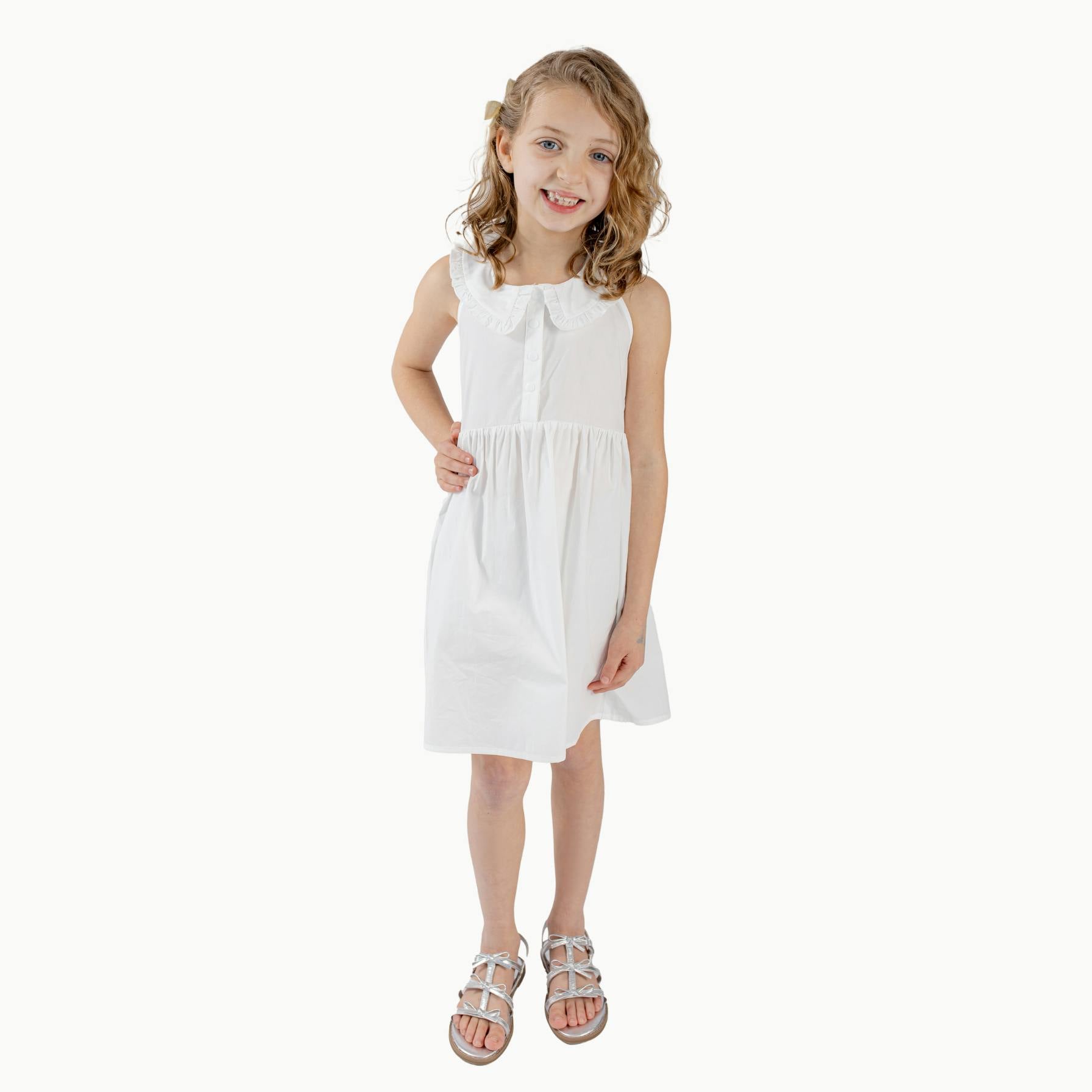 Picnic Dress in White