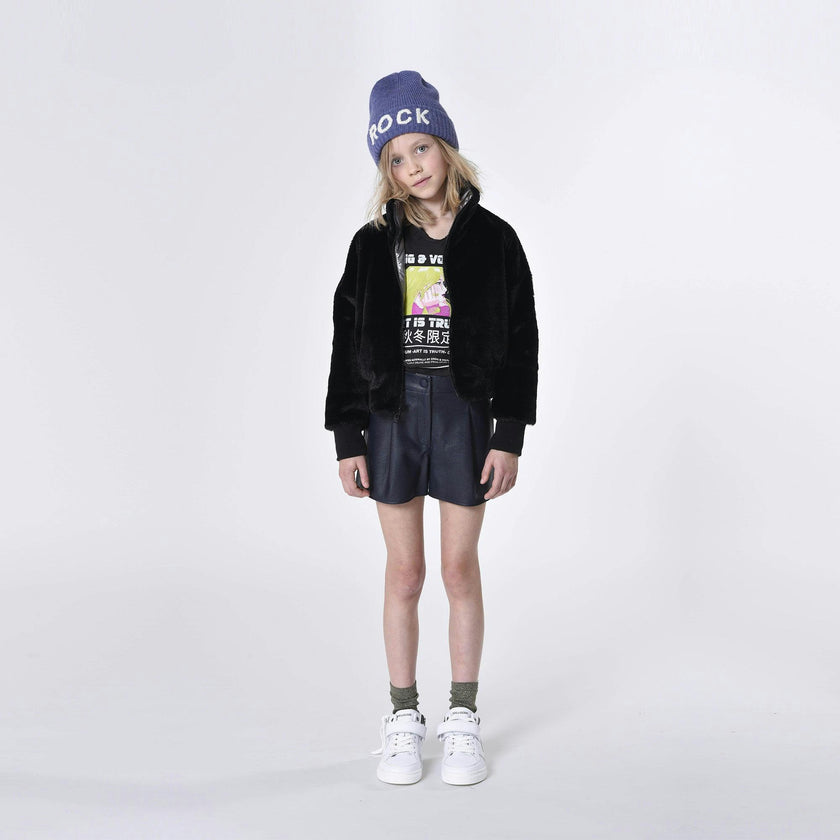 ZADIG & VOLTAIRE Faux Fur Reversible Jacket