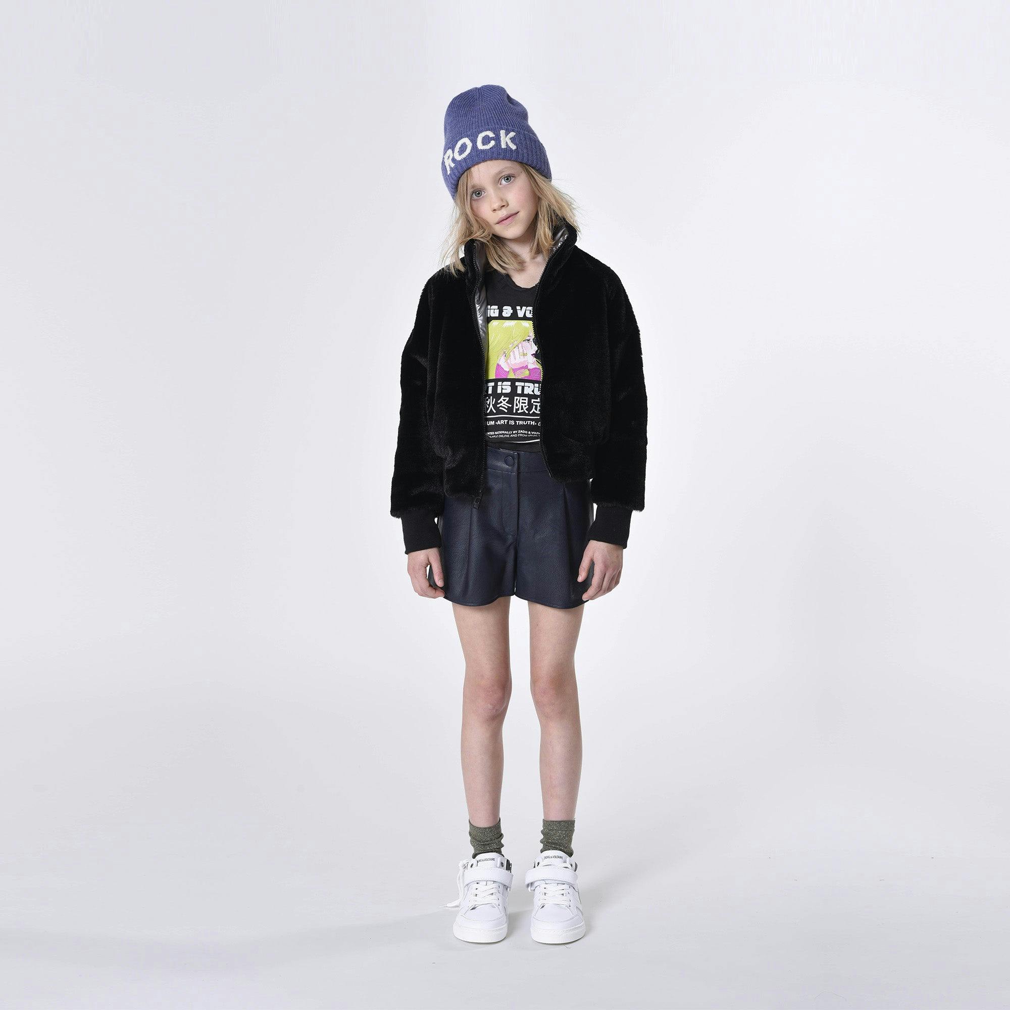 ZADIG & VOLTAIRE Faux Fur Reversible Jacket