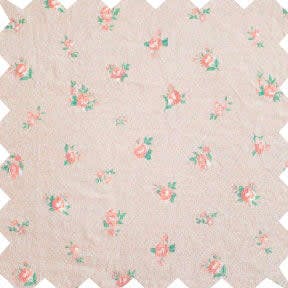 Girls Long Sleeves Dress with Front Ruffle | Vintage Pink Rose