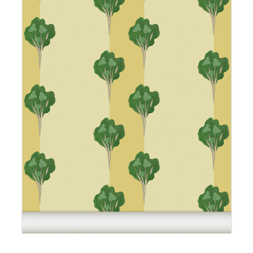 Papier peint ARBORESCENCE coloris Verveine