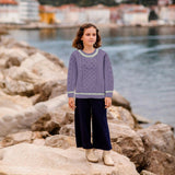 London Days Merino Children's Sweater - Amethyst