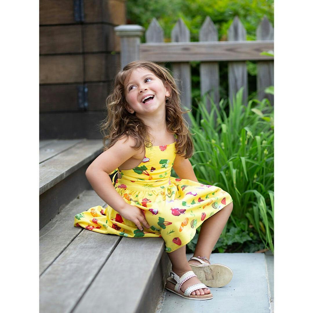 Tie Back Dress in Farmer’s Market