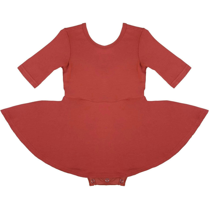 Quarter Sleeve Twirl Dress