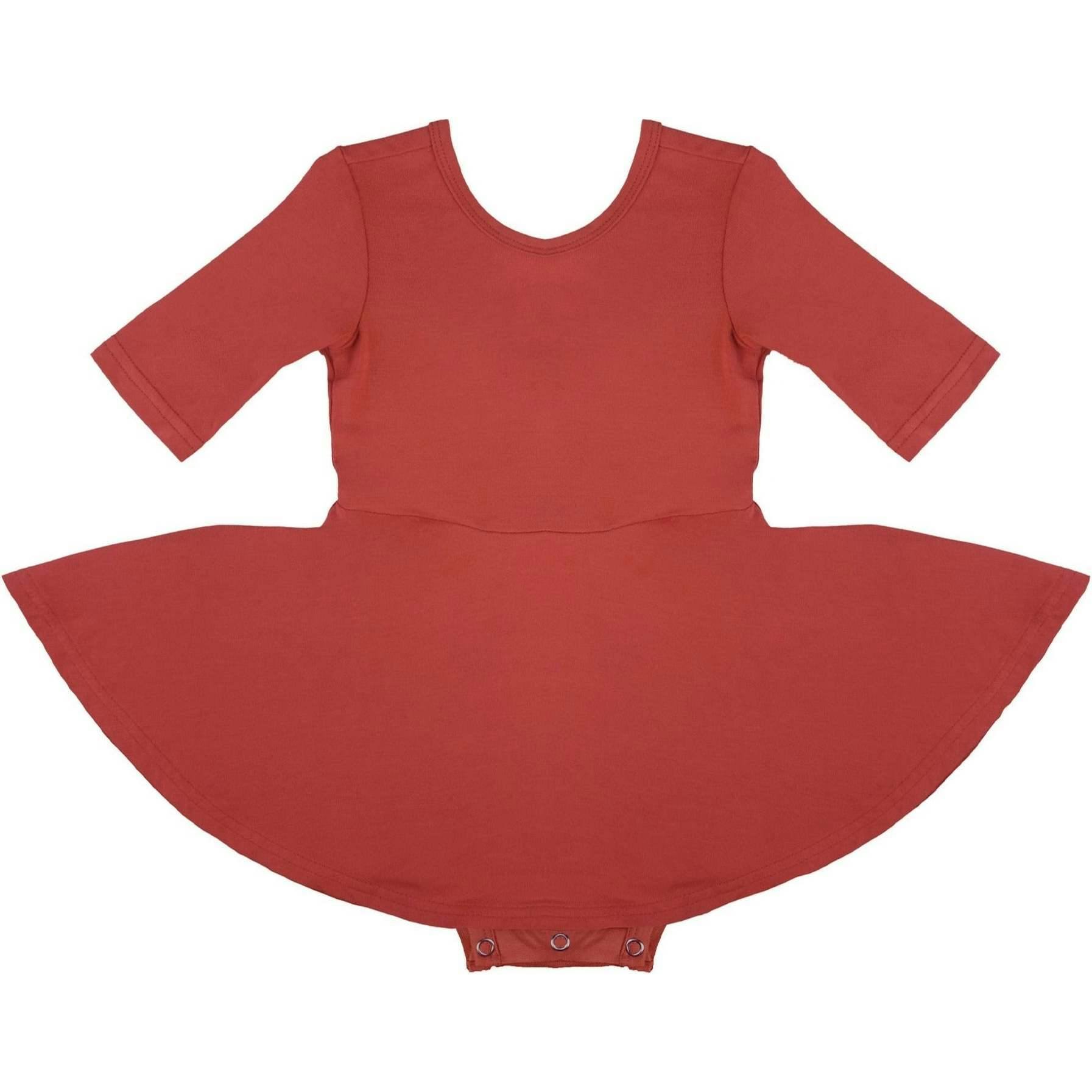 Quarter Sleeve Twirl Dress