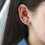 Pumpkin Stud Earrings