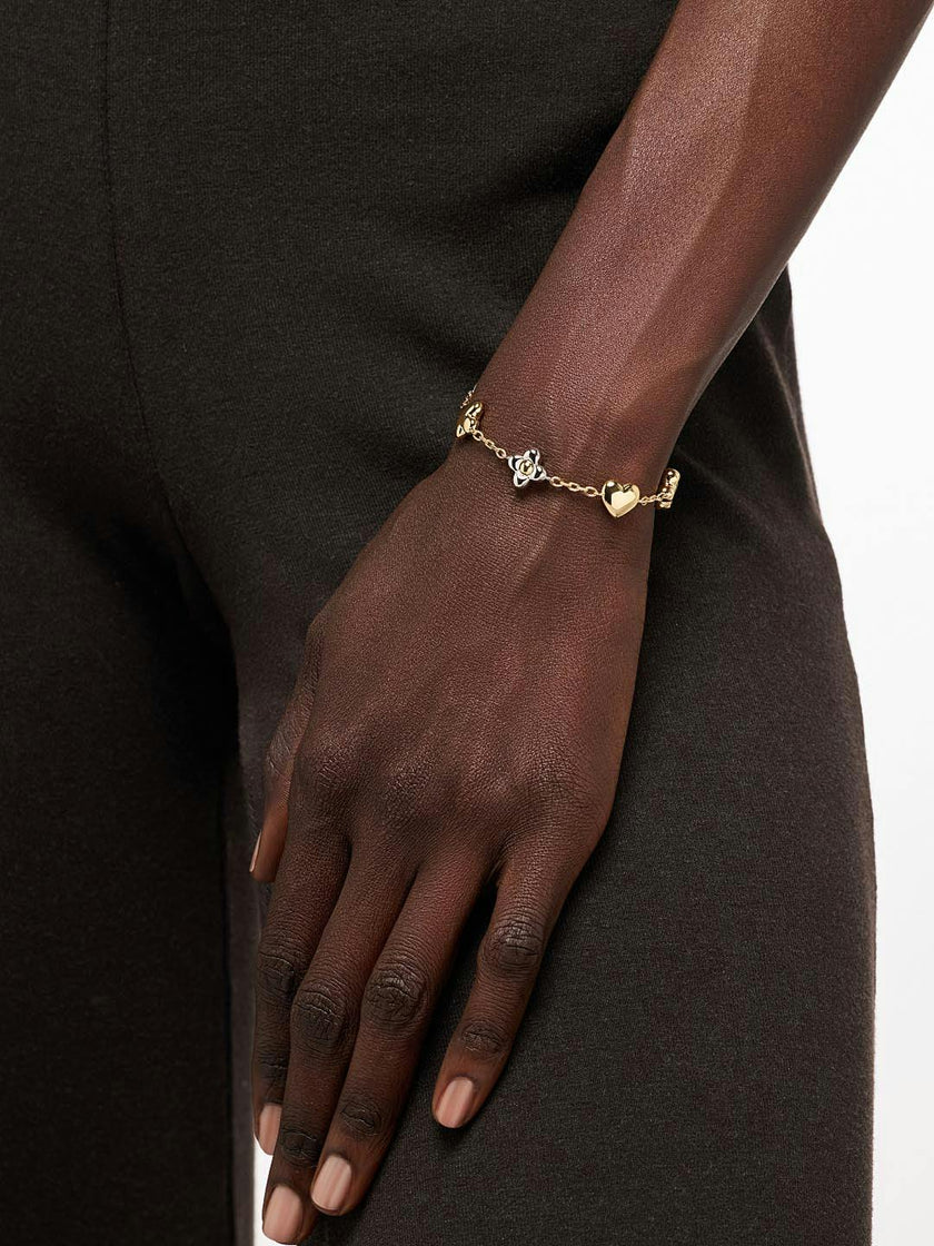 Gold Charm Bracelet - Azura Bracelet