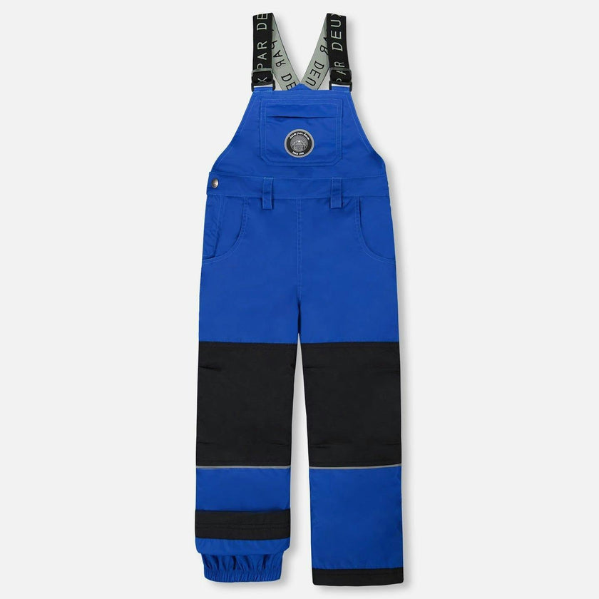 Solid Play Overall Snow Bib Blue