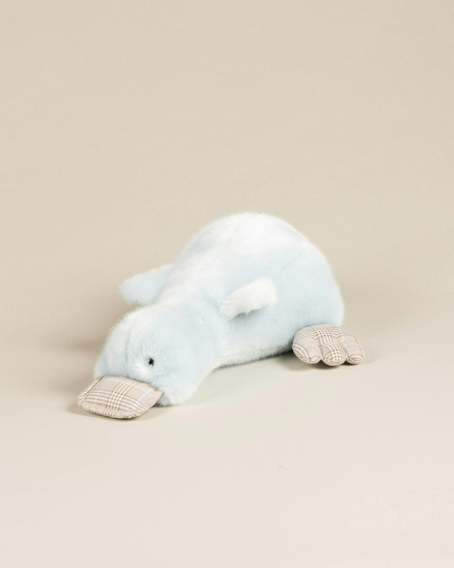 Aglae the Duck | Sky Blue | Scottish Print