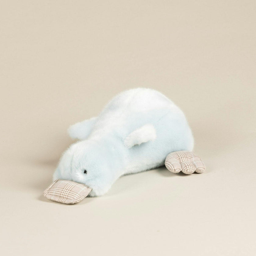 Aglae the Duck | Sky Blue | Scottish Print