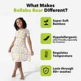Clueless As If! Bamboo Girls' Short Sleeve Dress