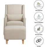 Toco Swivel Glider and Ottoman