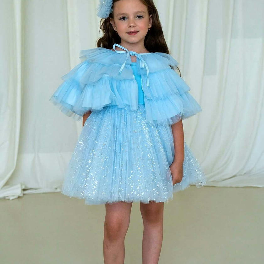 Sparkle Blue Dress Set