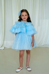 Sparkle Blue Dress Set