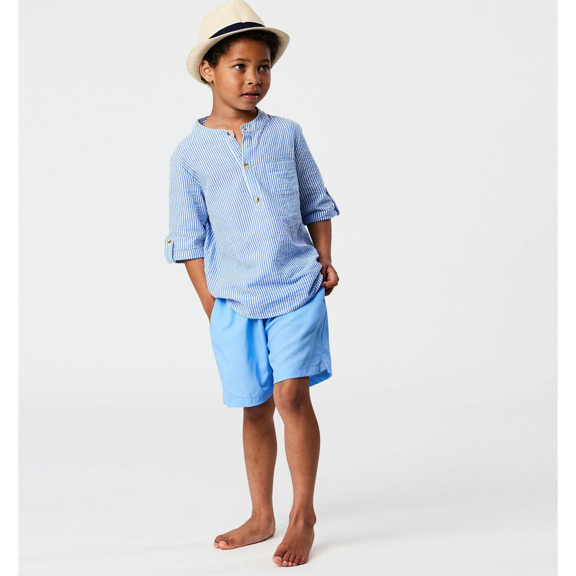 Frankie Seersucker Stripe Resort Shirt
