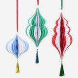 Large Striped Paper Honeycomb Decorations
