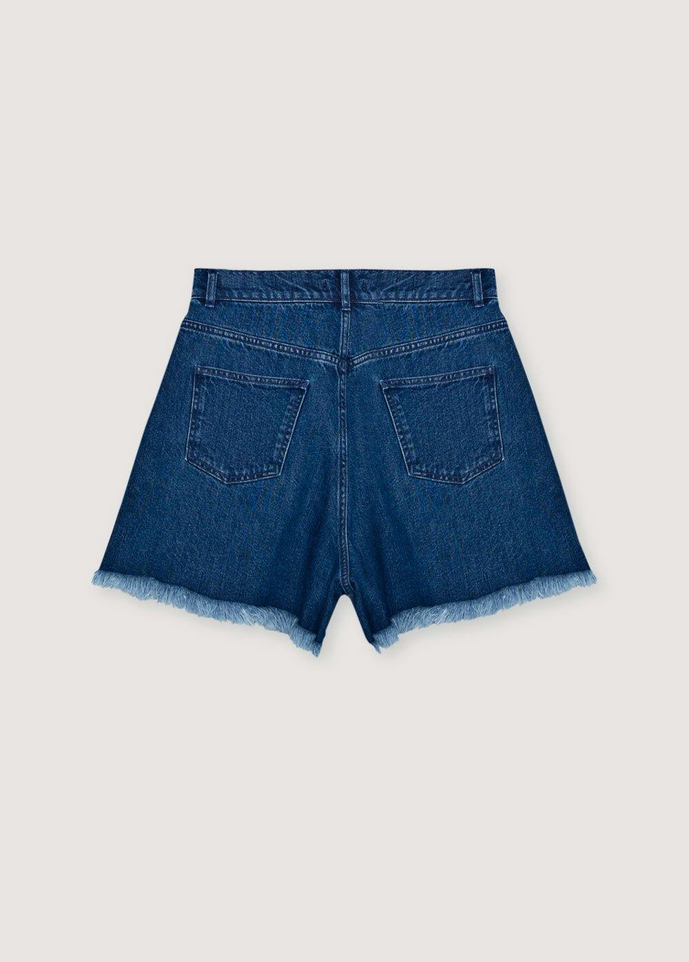 TNS Denim Woman Short Indigo Denim