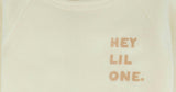 Velour Hey Lil One Footie